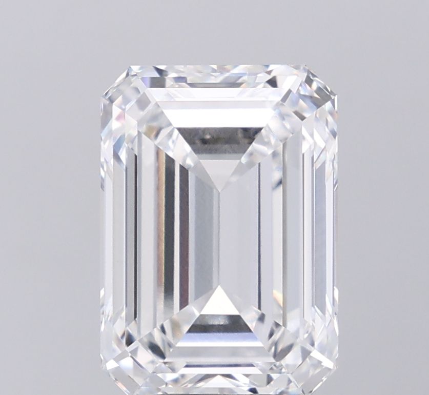 5.86 ct. emerald Lab Grown Diamond front image