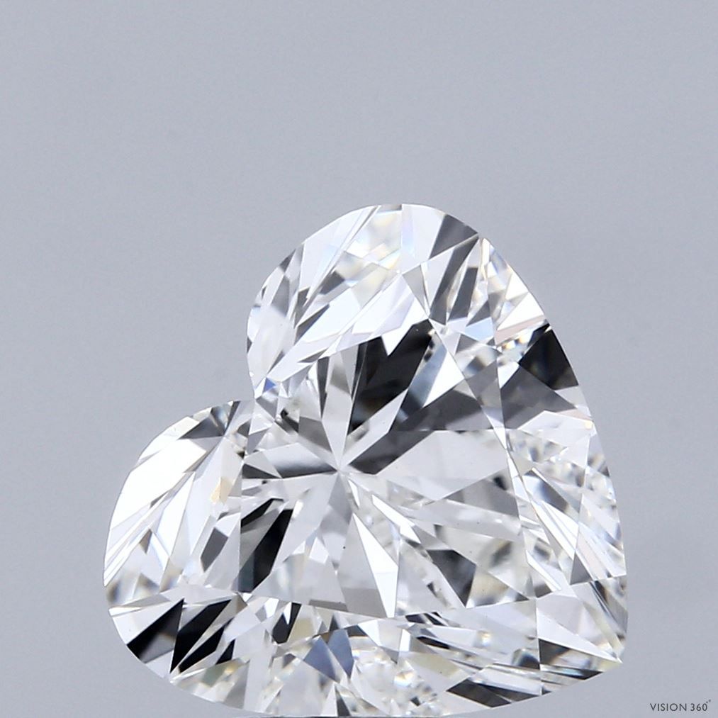 5.35 ct. heart Lab Grown Diamond front image