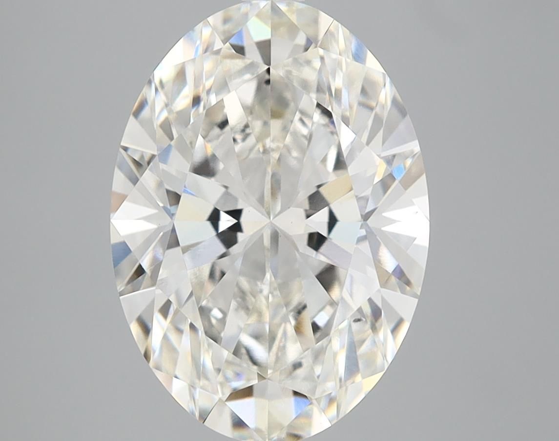 4.09 ct. oval Lab Grown Diamond front image
