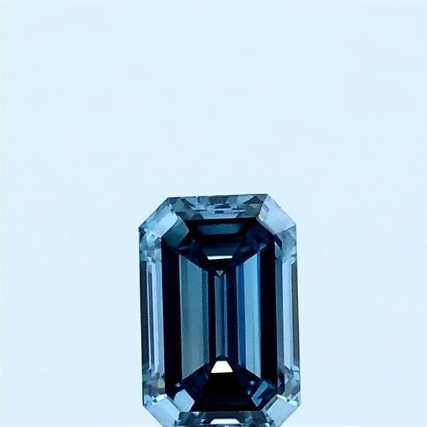 0.31 CT Fancy Intense Greenish Blue EMERALD