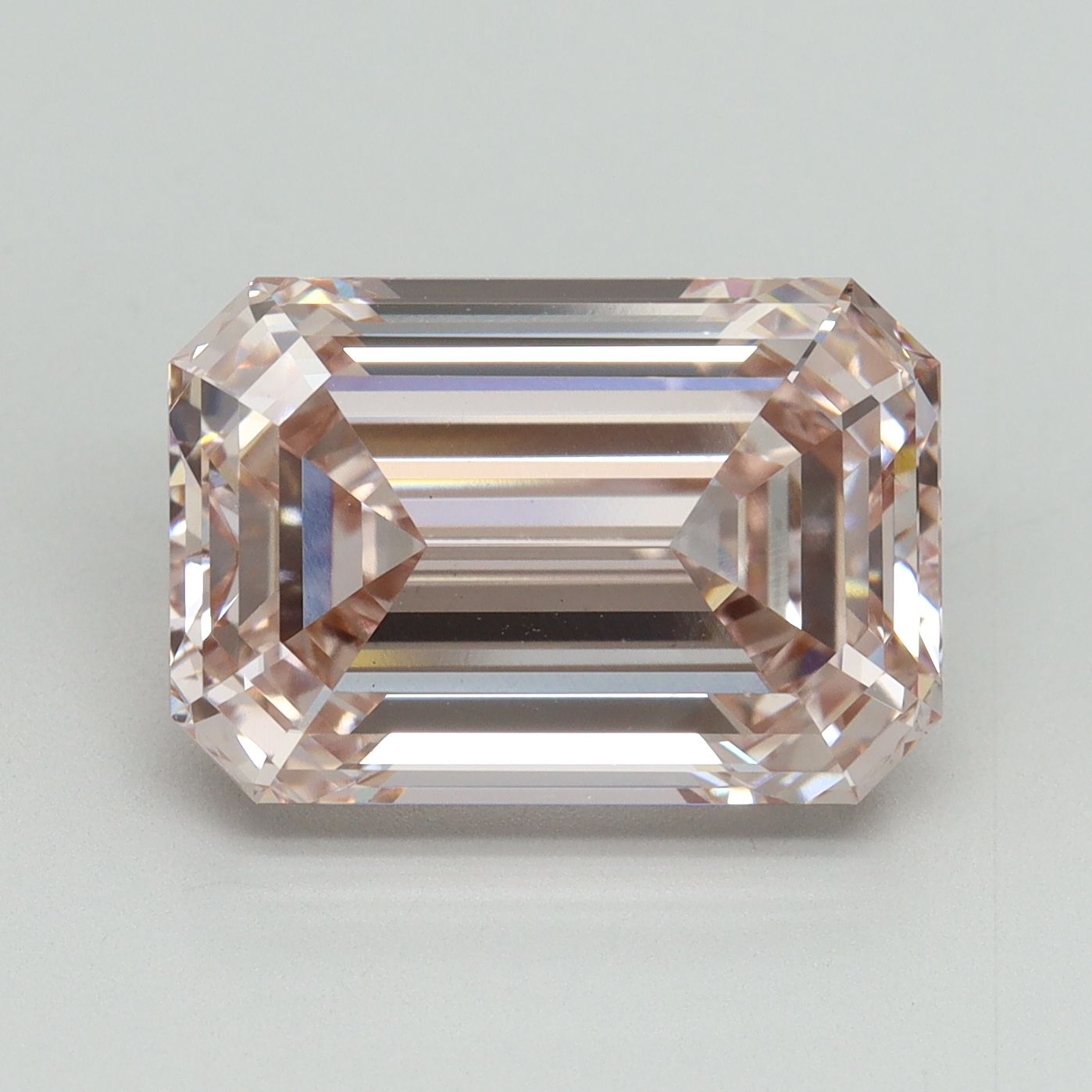 7.15 ct. emerald Lab Grown Diamond front image