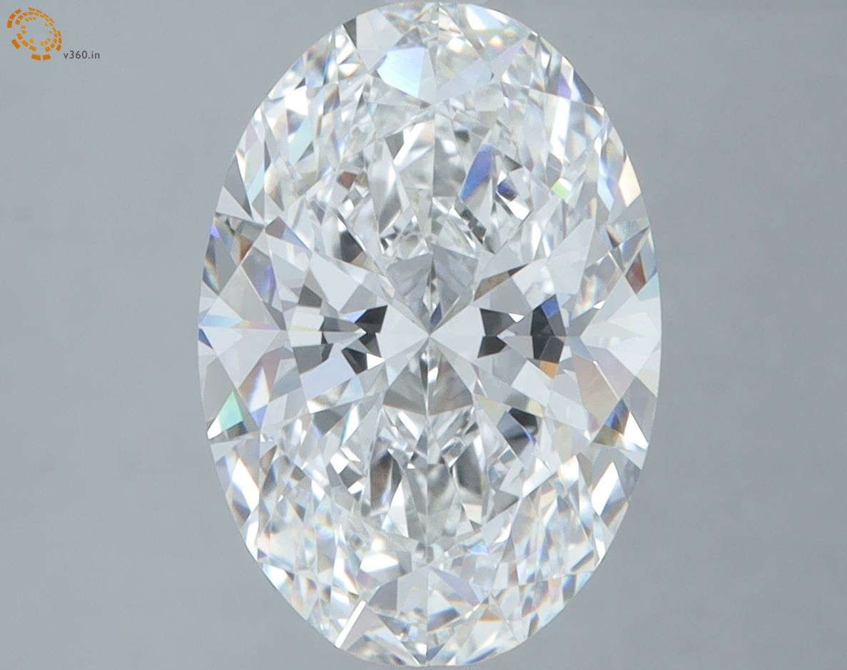 4.09 ct. oval Lab Grown Diamond front image