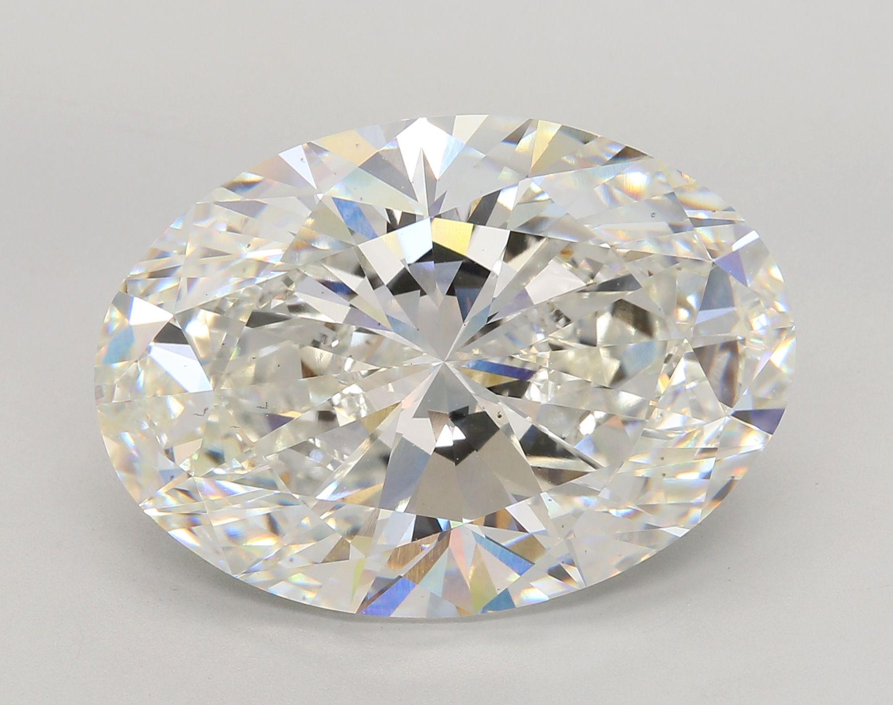 21.34 ct. oval Lab Grown Diamond front image