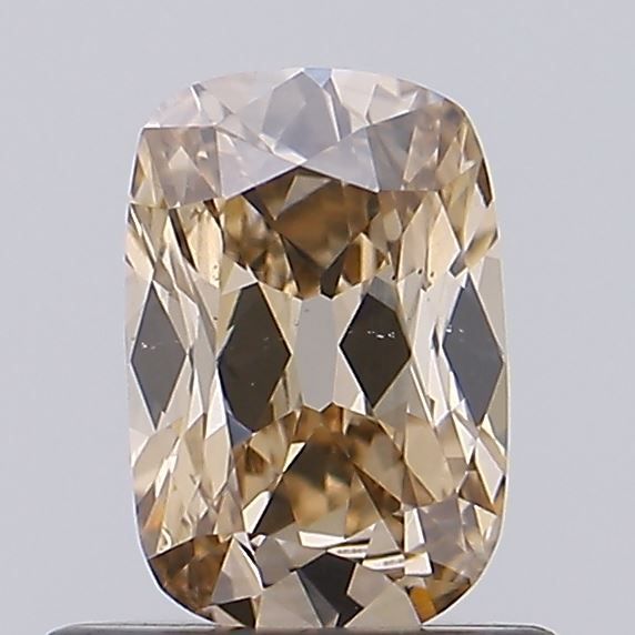 0.64 CT Fancy Light Brown CUSHION MODIFIED