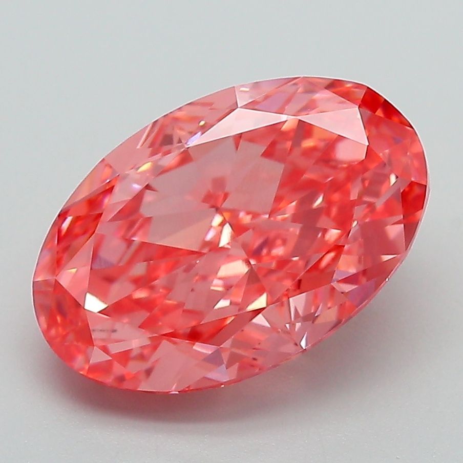 3.86 ct. oval Lab Grown Diamond front image