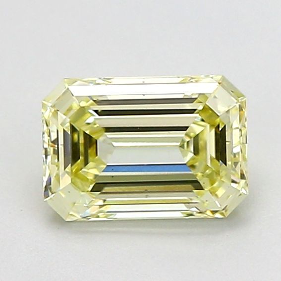 1.05 CT Fancy Light Yellow EMERALD