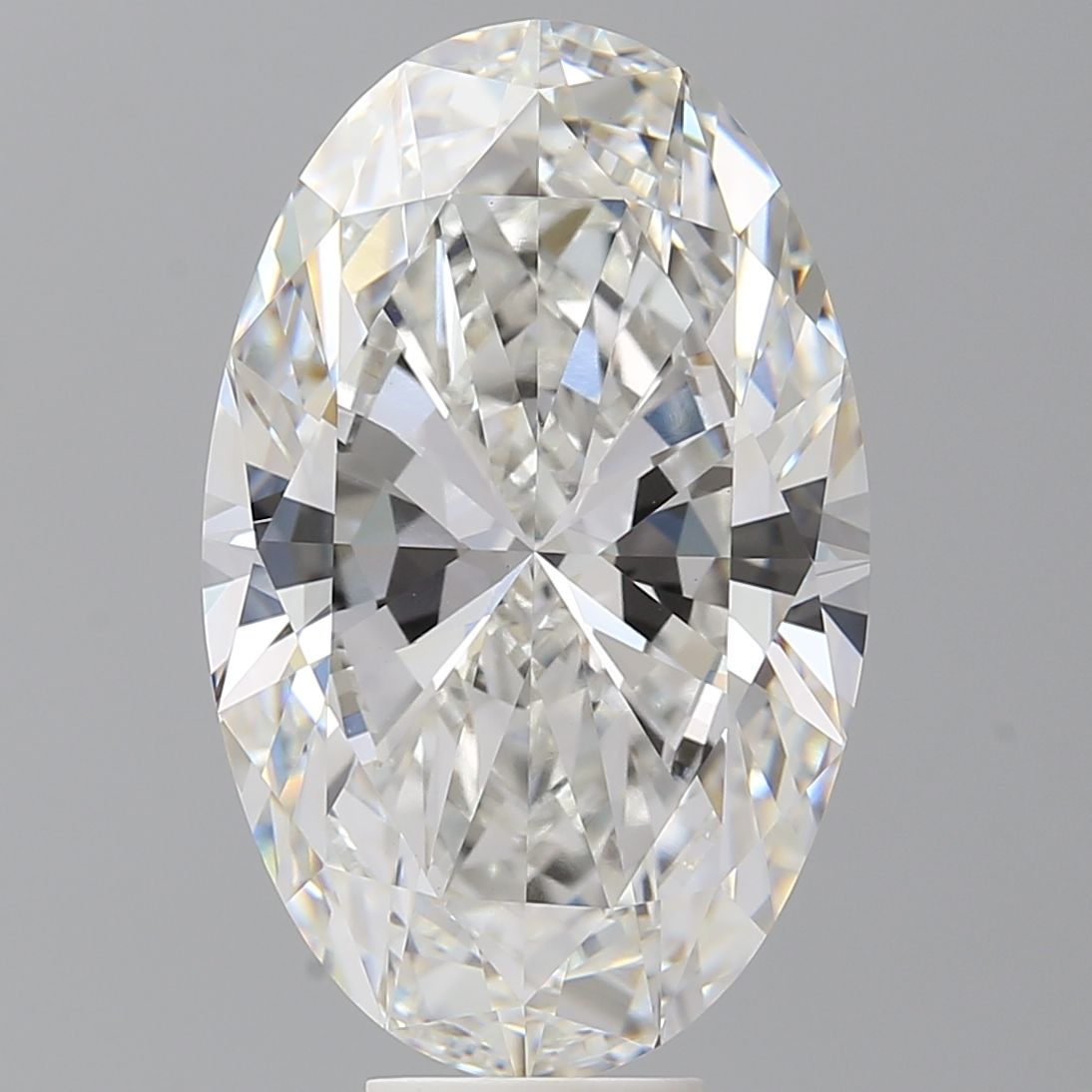 10.00 ct. oval Lab Grown Diamond front image