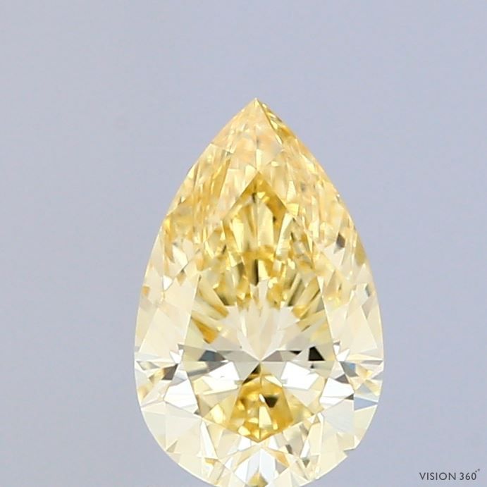 1.01 CT Fancy Intense Yellow PEAR