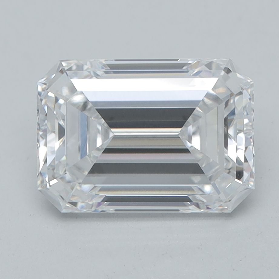 Diamant Émeraude 1.62 ct - Couleur D - Pureté VVS2