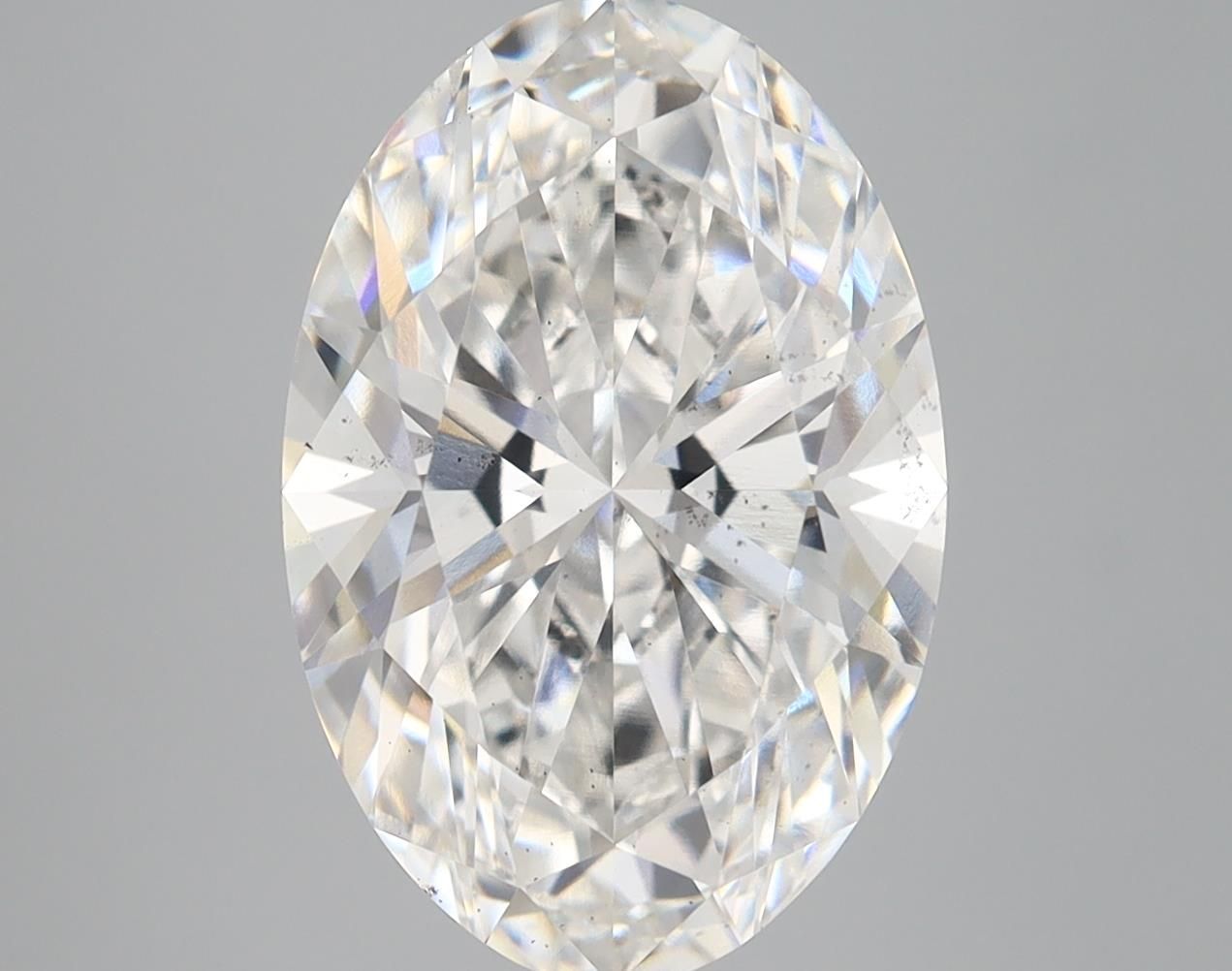 5.04 ct. oval Lab Grown Diamond front image