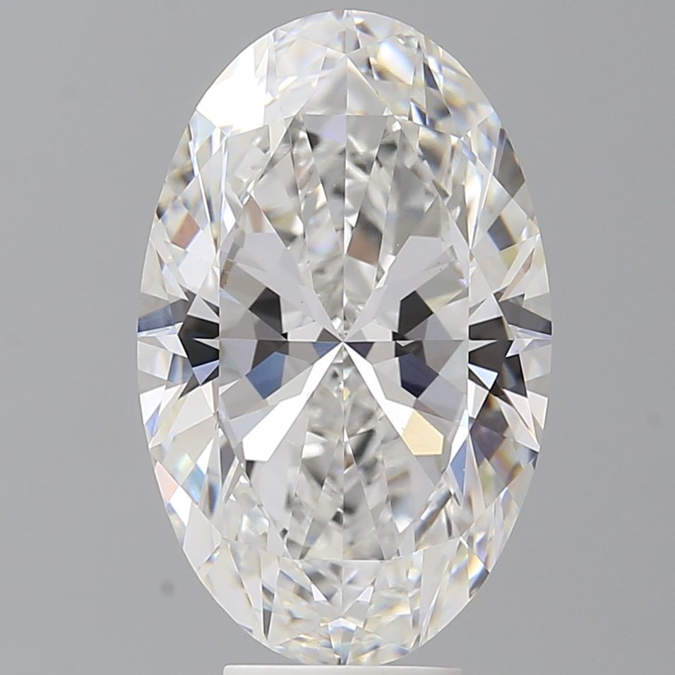 6.95 ct. oval Lab Grown Diamond front image