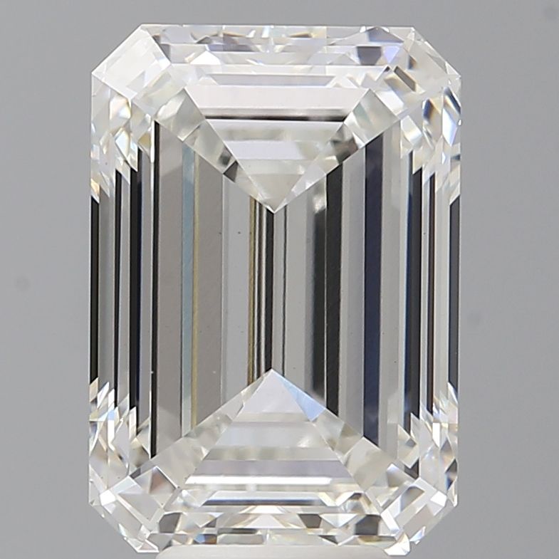 7.09 ct. emerald Lab Grown Diamond front image