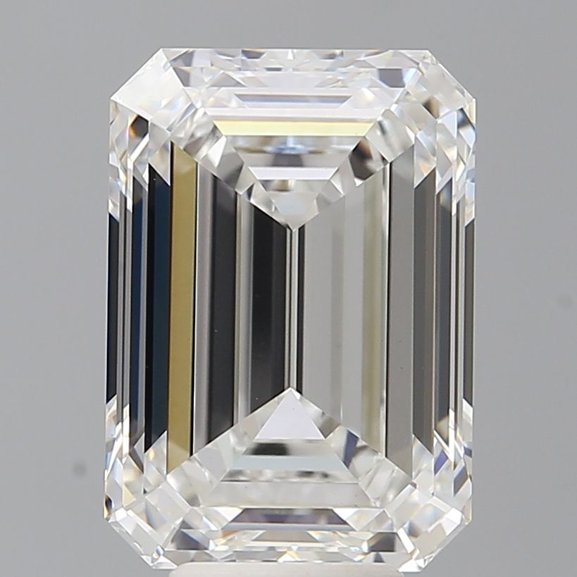 7.04 ct. emerald Lab Grown Diamond front image