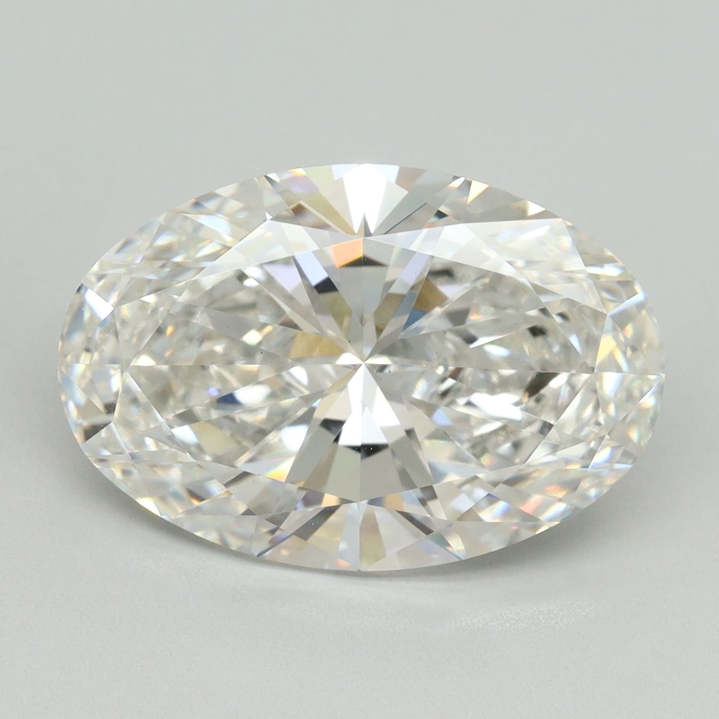 7.09 ct. oval Lab Grown Diamond front image