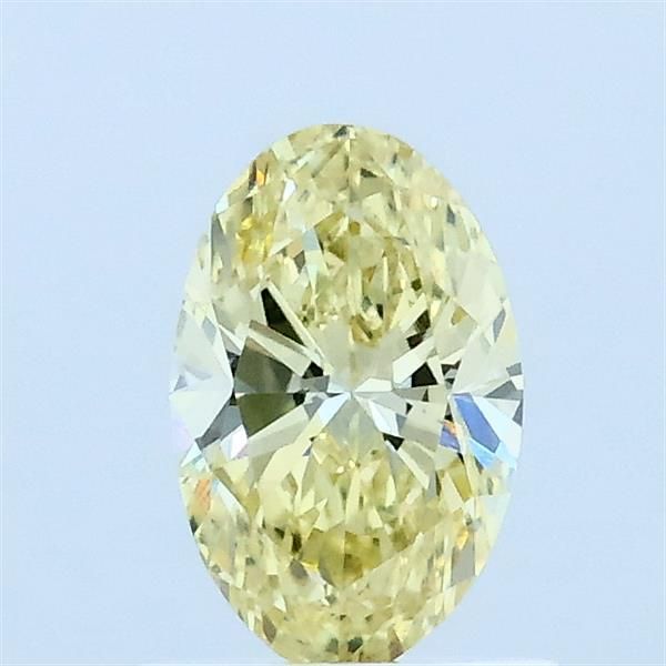 0.59 CT Fancy Intense Yellow OVAL