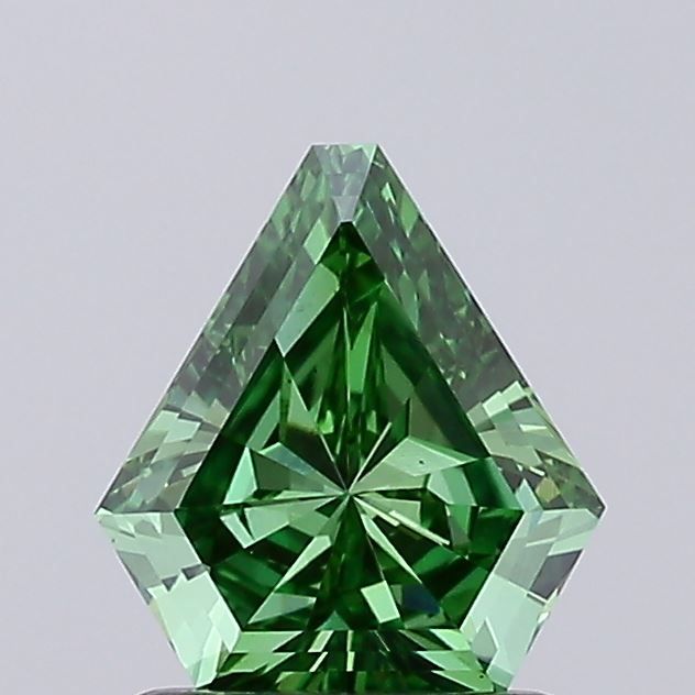 1.04 ct lab-grown Shield Diamond