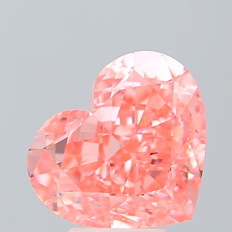 5.42 ct. heart Lab Grown Diamond front image