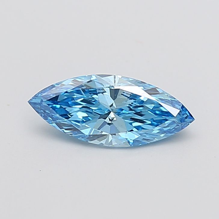 1.01 CT Fancy Vivid Blue MARQUISE