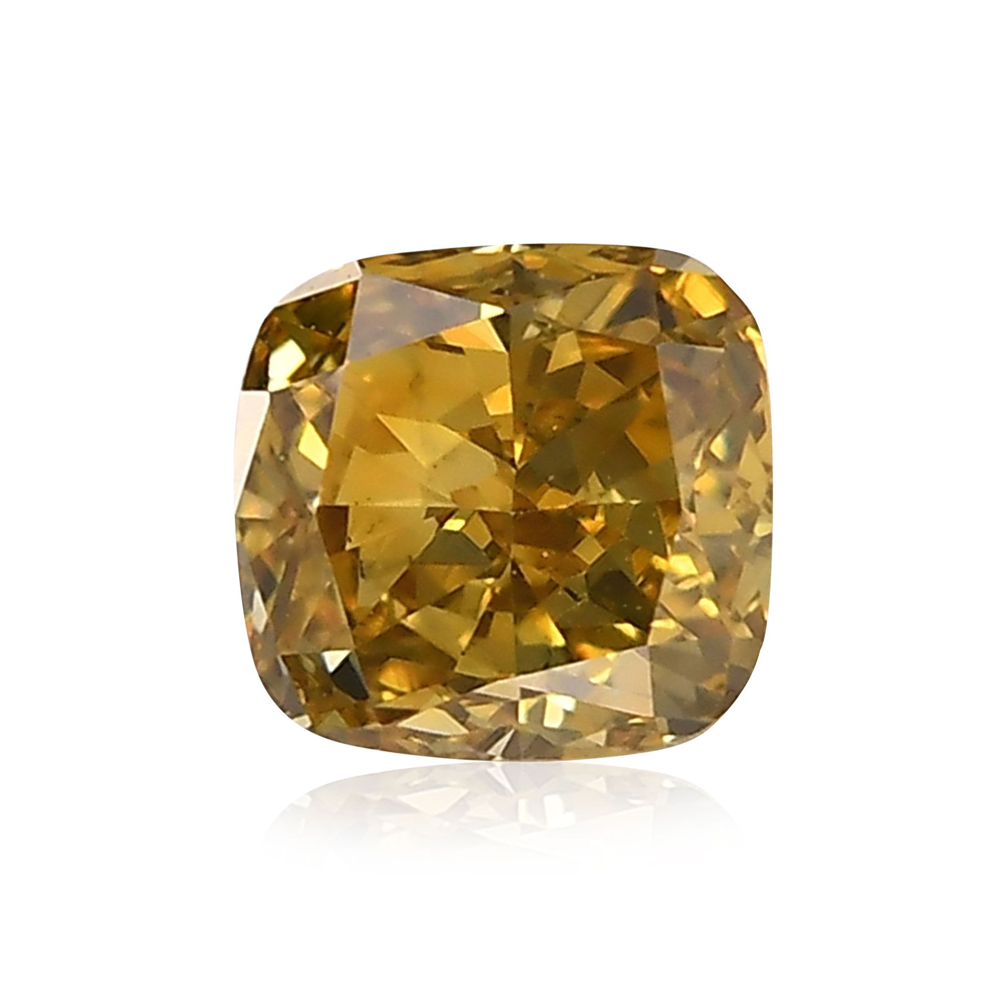 Diament 0.53 ct Fancy Deep Yellow/VS1