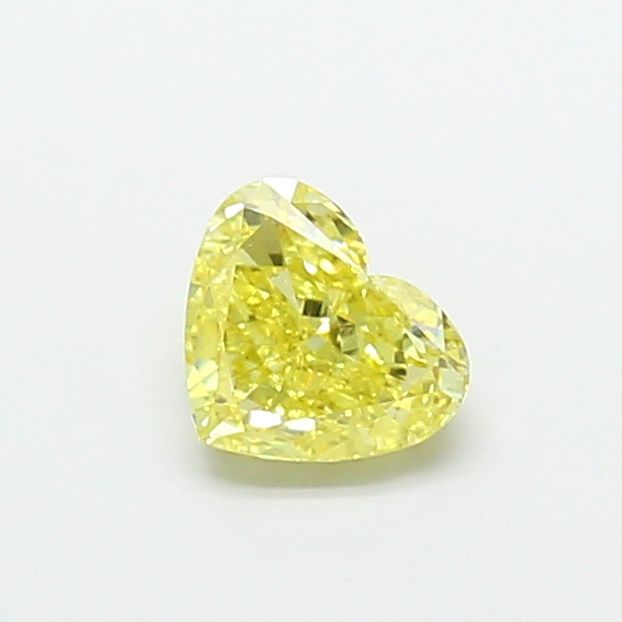 1.02 CT Fancy Intense Yellow HEART
