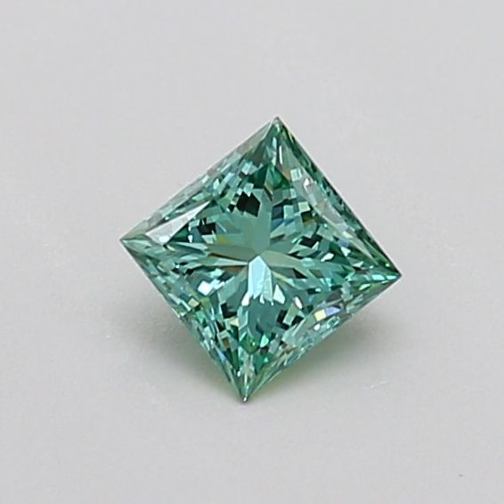 0.3 CT Fancy Vivid Green PRINCESS