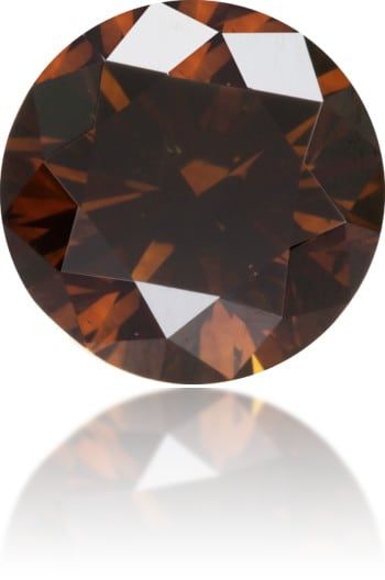 Diament 0.84 ct Fancy Dark Brown/I1