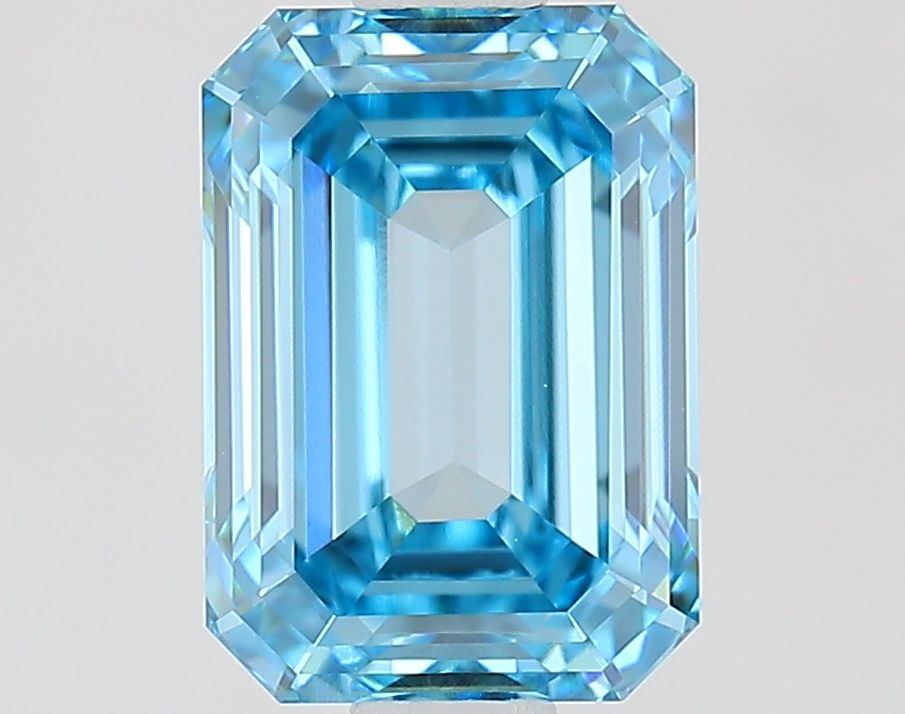 1.52 CT Fancy Vivid Blue EMERALD