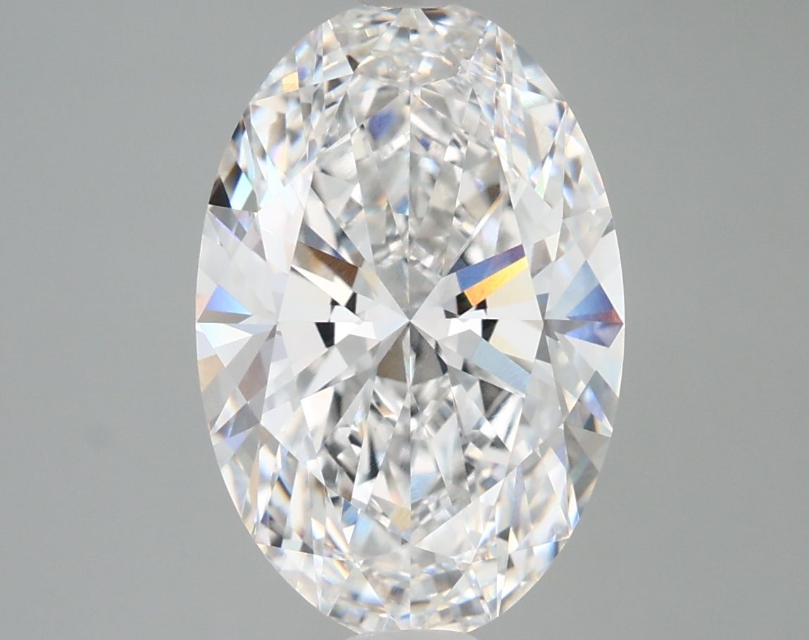 6.06 ct. oval Lab Grown Diamond front image