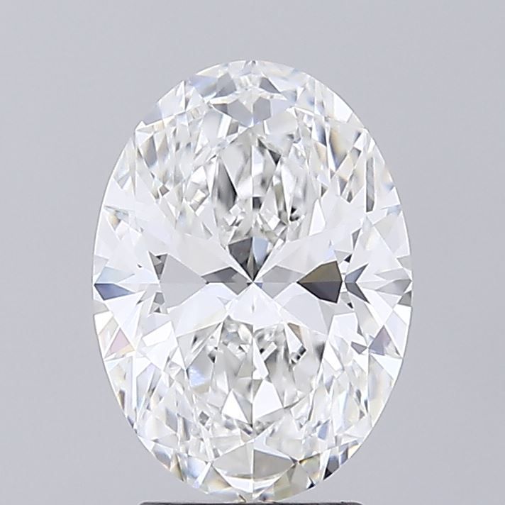 2.67 ct. oval Lab Grown Diamond front image