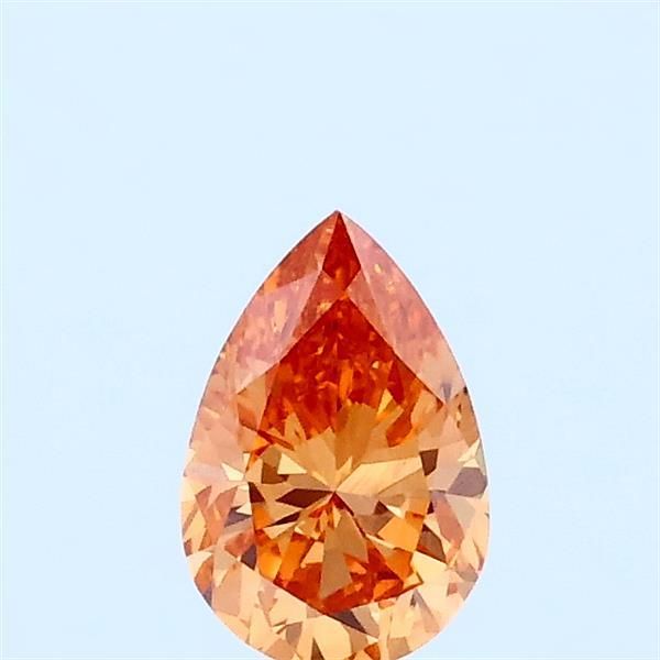 0.37 CT Fancy Orange PEAR