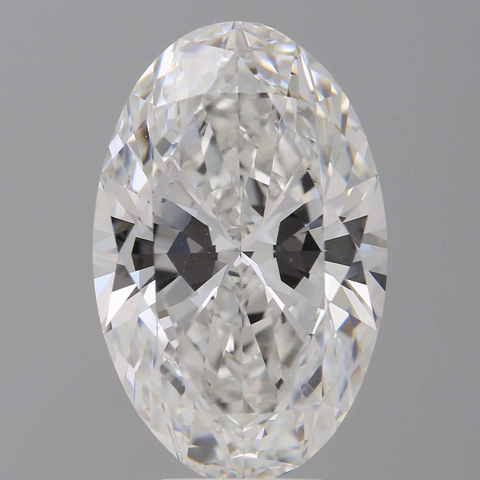 7.09 ct. oval Lab Grown Diamond front image