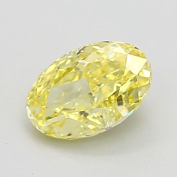 1.01 CT Fancy Intense Yellow OVAL