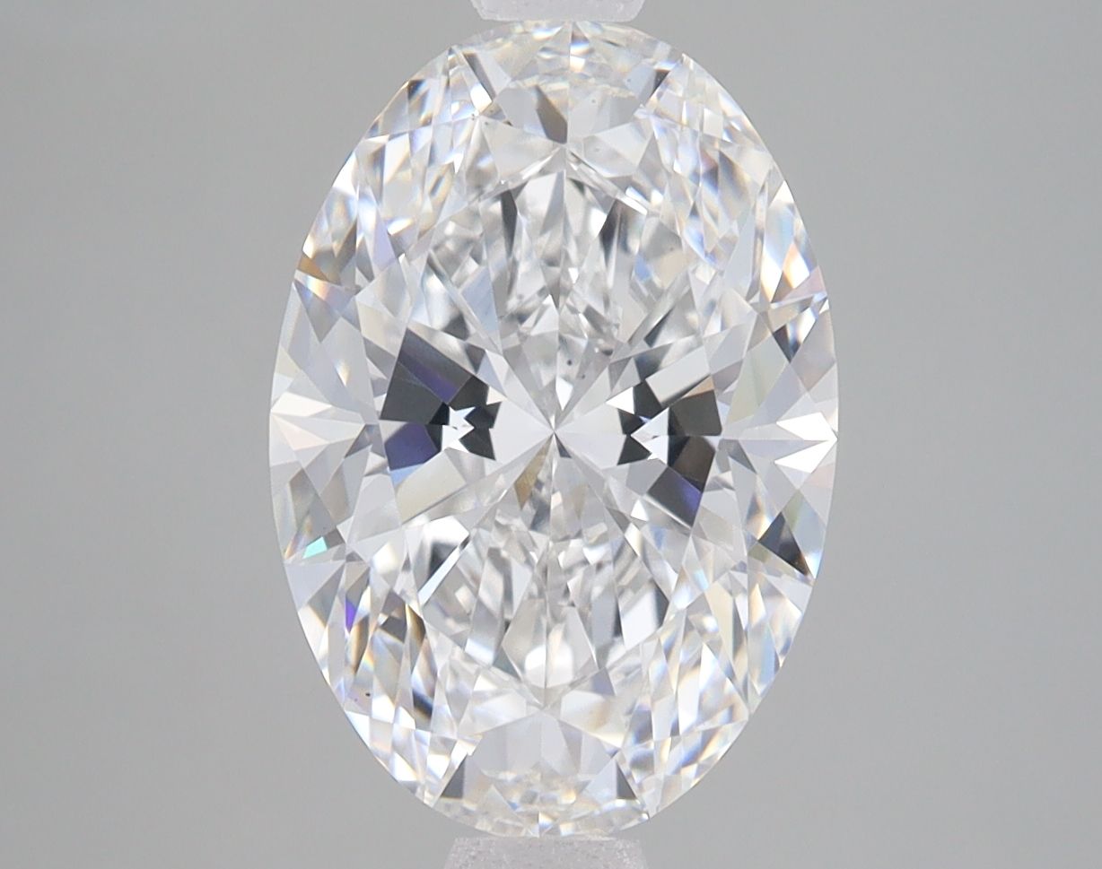 3.70 ct. oval Lab Grown Diamond front image