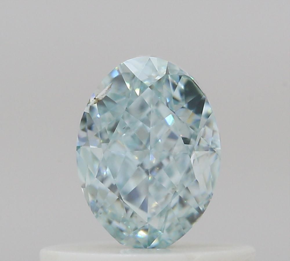 Diament 0.51 ct Fancy Intense Green Blue/SI2