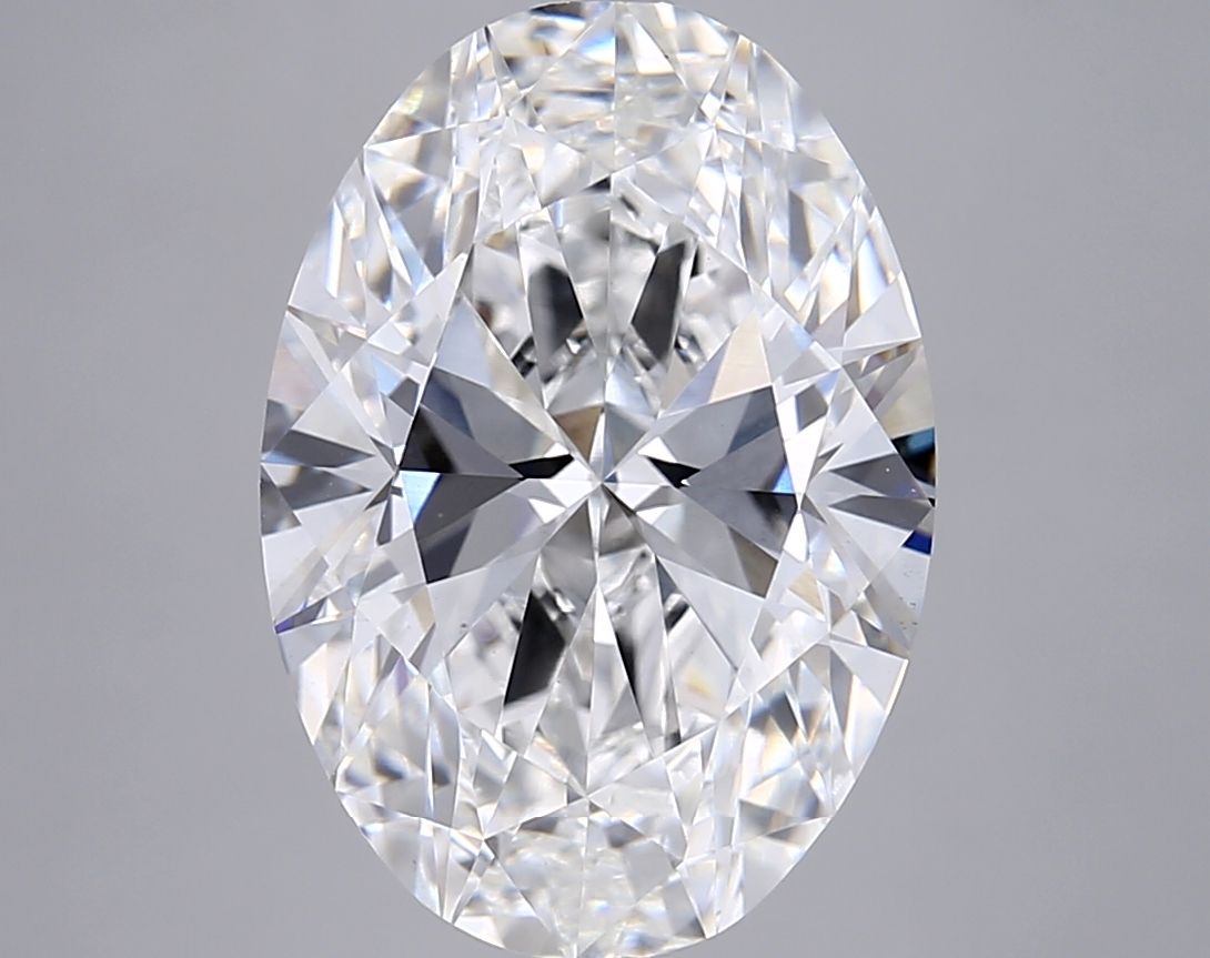 5.55 ct. oval Lab Grown Diamond front image