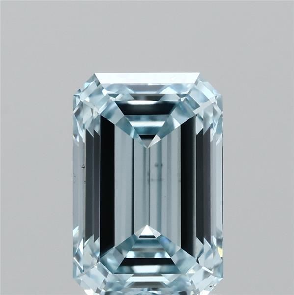 1.51 CT Fancy Vivid Blue EMERALD