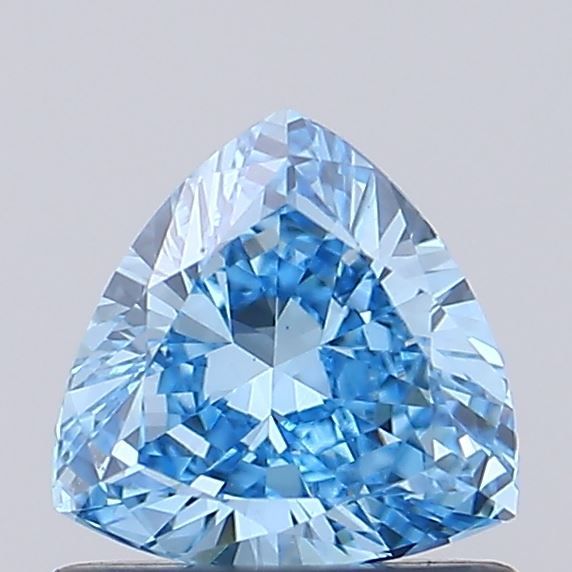 0.69 CT Fancy Vivid Blue TRIANGULAR