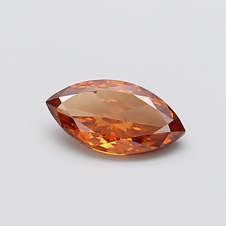 1.0 CT Fancy Intense Brownish Orange MARQUISE