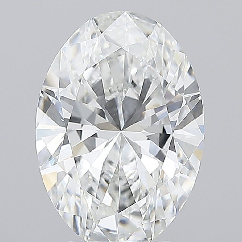 5.02 ct. oval Lab Grown Diamond front image