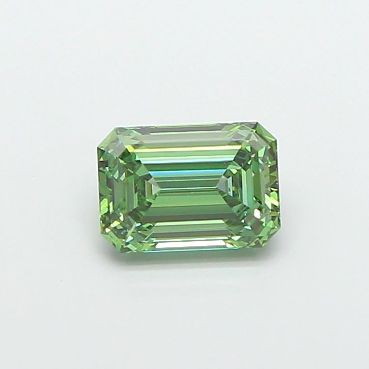 1.53 CT Fancy Vivid Green EMERALD