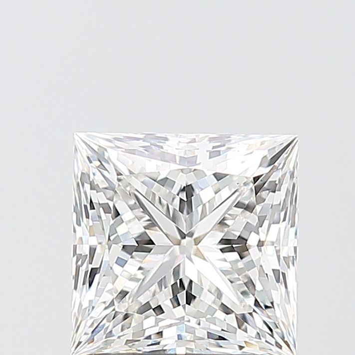 2.10 ct. princess Lab Grown Diamond front image