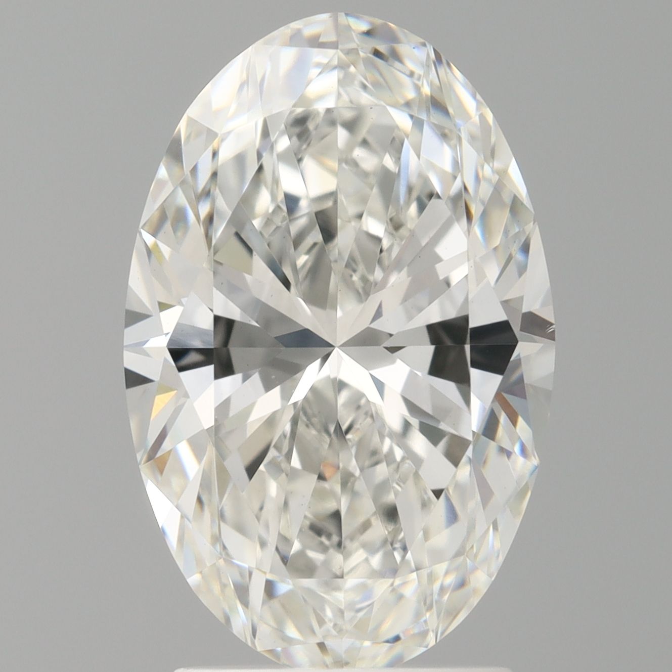 2.56 ct. oval Lab Grown Diamond front image