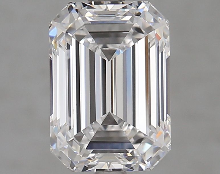 Diamant Émeraude 3.04 ct - Couleur D - Pureté VVS1