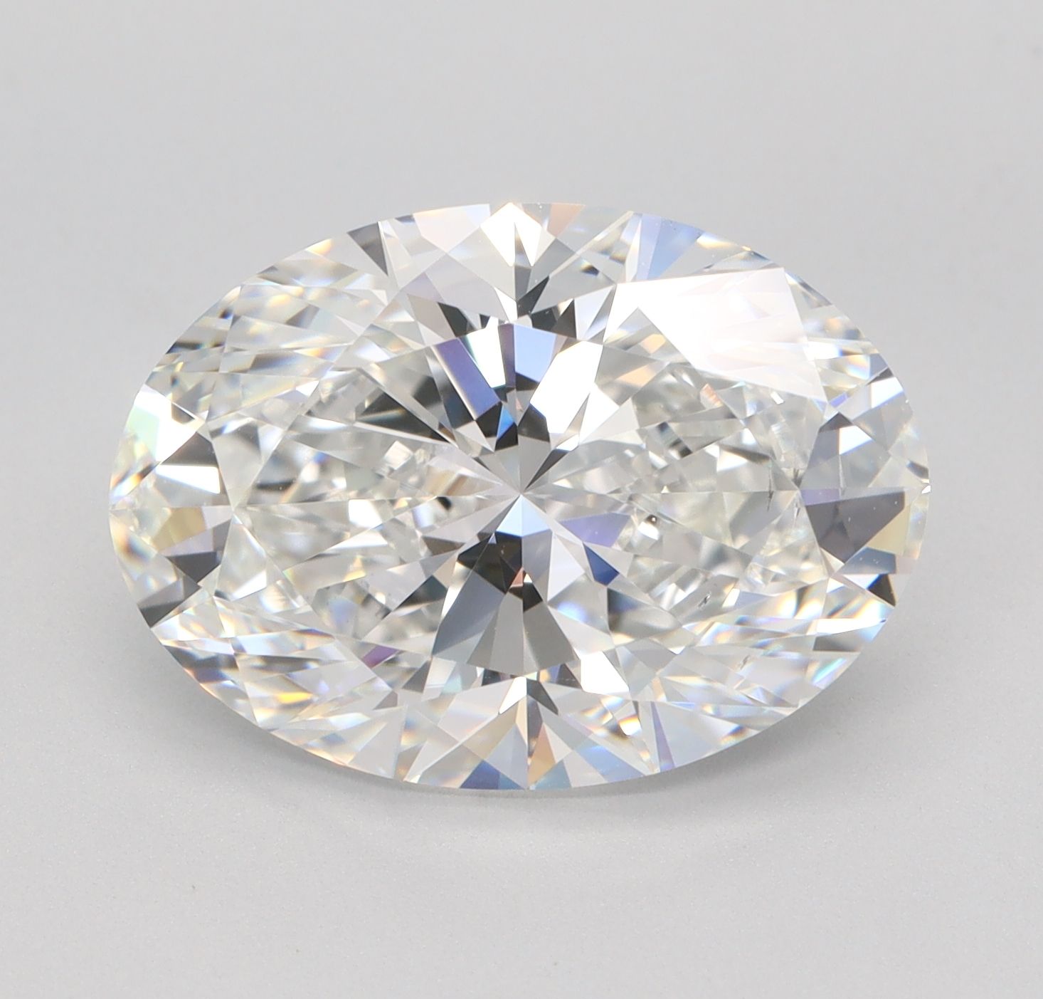 5.02 ct. oval Lab Grown Diamond front image