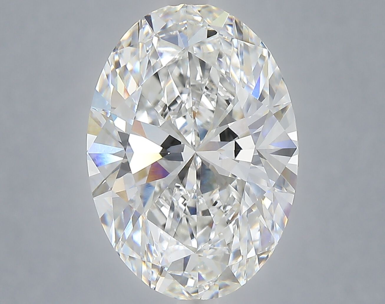 6.04 ct. oval Lab Grown Diamond front image