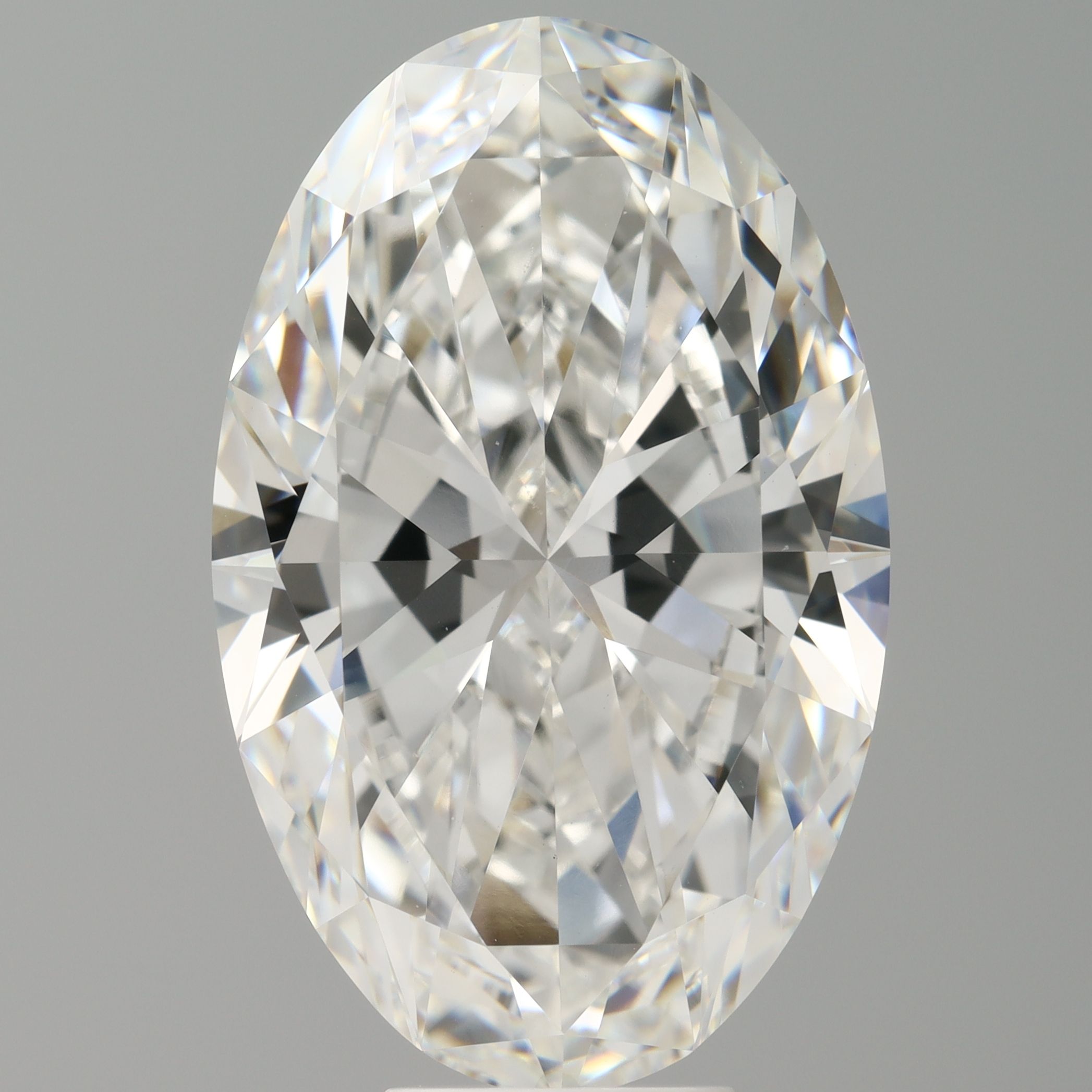 9.10 ct. oval Lab Grown Diamond front image