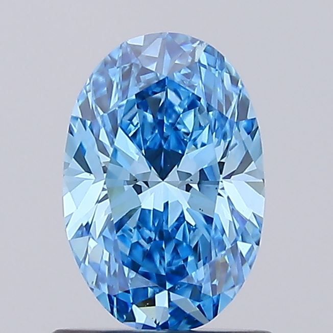 1.01 CT Fancy Vivid Blue OVAL