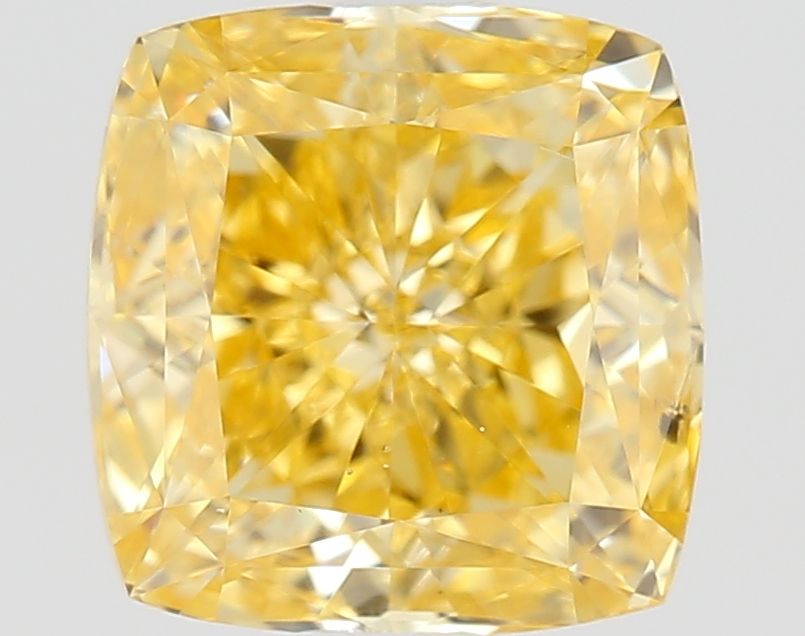 Diament 1.0 ct Fancy Intense Orangey Yellow/SI1