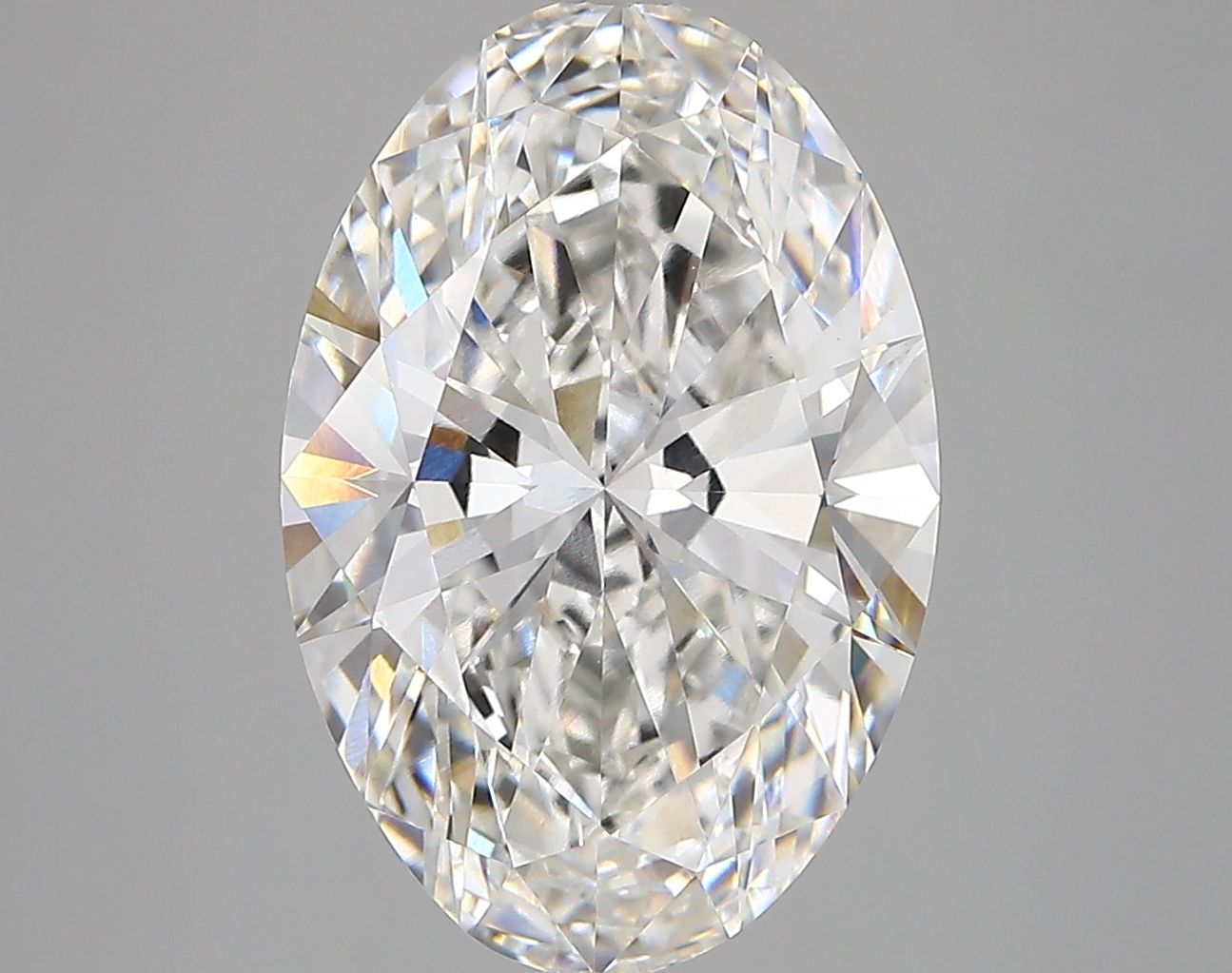 5.37 ct. oval Lab Grown Diamond front image