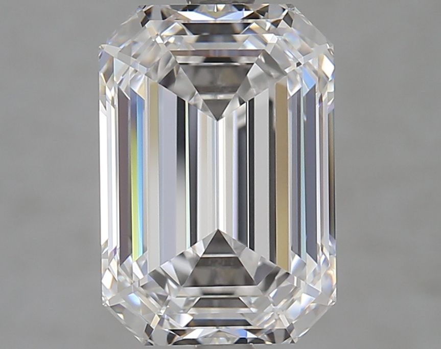 Diamant Émeraude 4.03 ct - Couleur D - Pureté VVS1
